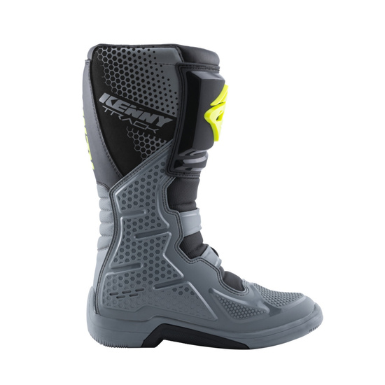 KENNY RACING BUTY CROSS/ENDURO MODEL TRACK GREY/NEON YELLOW KOLOR SZARY/ŻÓŁTY FLUO ROZMIAR 45