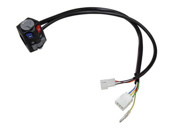 PSYCHIC PRZEŁĄCZNIK ZESPOLONY ZAPŁONU, ŚWIATEŁ, SYGNAŁU I KIERUNKOWSKAZÓW NA KIEROWNICĘ KTM EXC 125/200/250/300 (TPI) '15-20, EXCF 250/350/450/500 '15-20, FREERIDE 250/350 '15-19 (78111029000;78111070000)