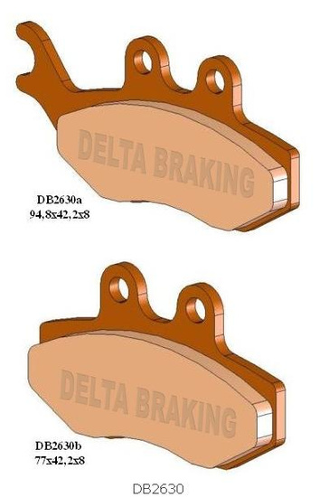 DELTA BRAKING KLOCKI HAMULCOWE KH194 - ZASTĘPUJĄ DB2630MX-N ORAZ DB2630QD-N