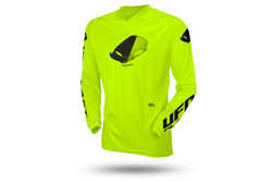UFO 2024/09 KOSZULKA RADIAL DZIECIĘCA / JUNIOR / KID CROSS KOLOR ŻÓŁTY FLUO ROZMIAR XS - KOLEKCJA 2025