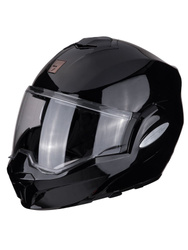 SCORPION KASK SZCZĘKOWY (SZCZĘKA DO TYŁU) EXO-TECH SOLID BLACK KOLOR CZARNY ROZMIAR S