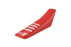 Pokrowiec na siedzenie ONEGRIPPER ribbed red/wht