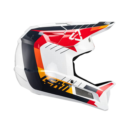 LEATT KASK ROWEROWY MTB GRAVITY 2.0 V24 HELMET WHITE/RED KOLOR BIAŁY/CZERWONY ROZMIAR XL (61-62 cm)