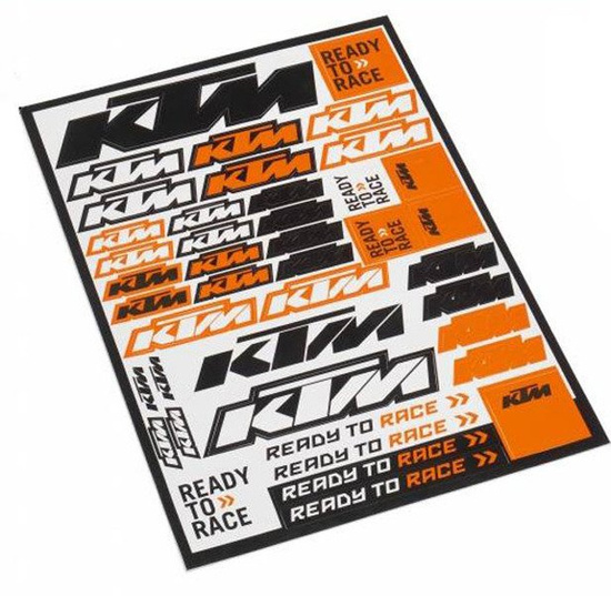 Zestaw naklejek KTM Logo Sticker Sheet