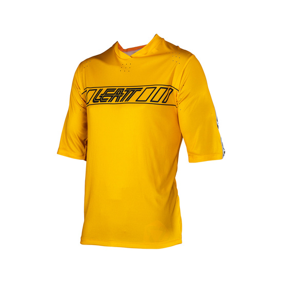 LEATT KOSZULKA ROWEROWA MTB ENDURO 3.0 JERSEY GOLD KOLOR ZŁOTY ROZMIAR L