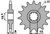 PBR ZĘBATKA PRZEDNIA 599 14 18NC (ŁAŃC. 415)