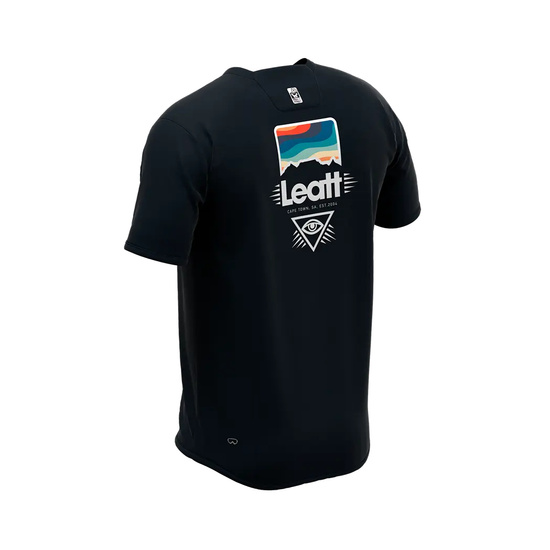 LEATT KOSZULKA ROWEROWA (DZIECIĘCA) MTB ALLMTN 2.0 JUNIOR JERSEY BLACK KOLOR CZARNY ROZMIAR L (140-150 cm)