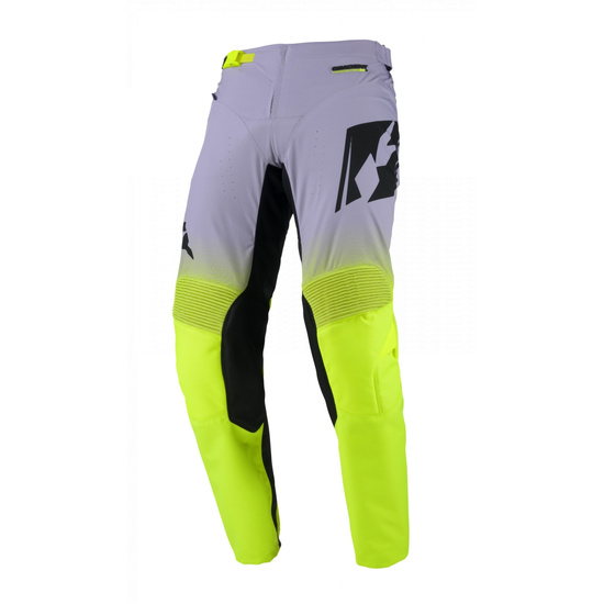 KENNY RACING SPODNIE CROSS/ENDURO MODEL PERFORMANCE GRADIENT GREY/NEON YELLOW KOLOR SZARY/ŻÓŁTY FLUO/CZARNY ROZMIAR 36