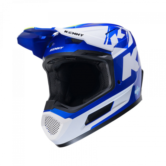 KENNY RACING KASK CROSS/ENDURO MODEL PERFORMANCE ERT GRAPHIC CANDY BLUE KOLOR NIEBIESKI/BIAŁY/CZARNY ROZMIAR L ( 59 - 60 CM )