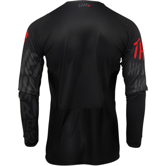 Bluza THOR PULSE Counting Sheep czarno czerwona