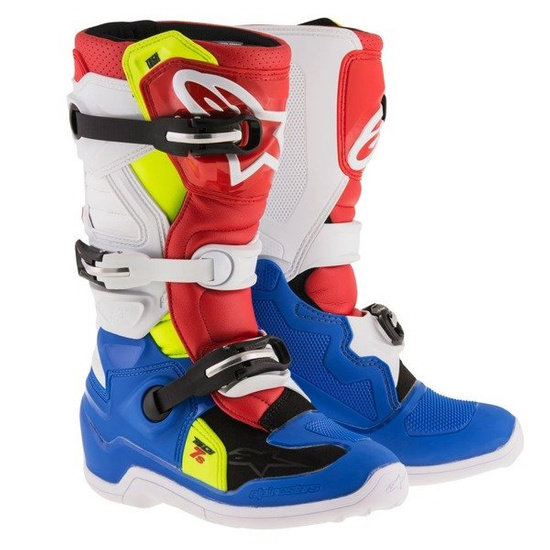 Buty Cross Dziecięce ALPINESTARS TECH 7S Niebiesko/Czerwone