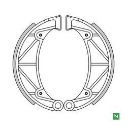 NEWFREN SZCZĘKI HAMULCOWE YAMAHA SR 250 '87-'94 (150X25MM)