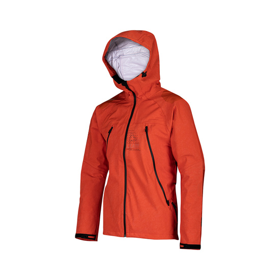 LEATT KURTKA ROWEROWA MTB HYDRADRI 5.0 JACKET GLOW KOLOR CZERWONY/CZARNY ROZMIAR M