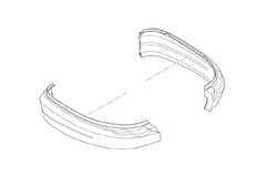 KAPPA LISTWY BOCZNE DO KUFRA K56N ( KOMPLET NA DWIE STRONY )