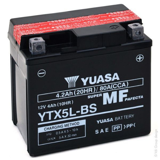Akumulator bezobsługowy YUASA YTX5L-BS