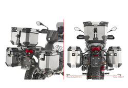 KAPPA STELAŻ KUFRÓW BOCZNYCH MONOKEY CAM SIDE MOTO GUZZI V85 TT '24-, POD KUFRY KFR K'FORCE ALU