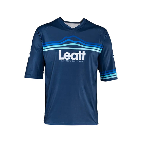LEATT KOSZULKA ROWEROWA MTB ENDURO 3.0 JERSEY DENIM KOLOR GRANATOWY ROZMIAR XXL