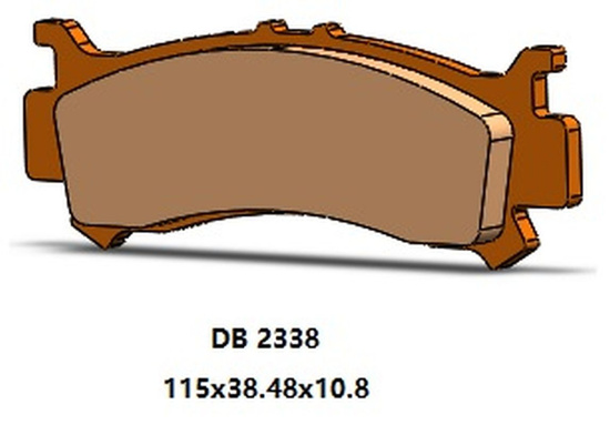 DELTA BRAKING KLOCKI HAMULCOWE KH701 LEWY PRZÓD HONDA SXS 1000 PIONEER '16-'22, SXS 1000 TALON '19-'22