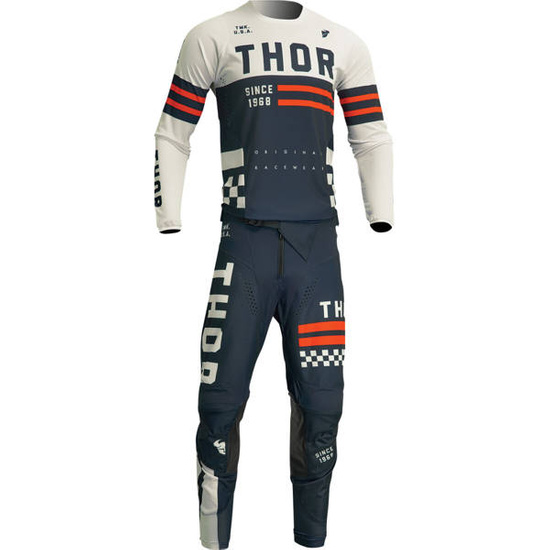 Bluza THOR PULSE Combat biało niebieska