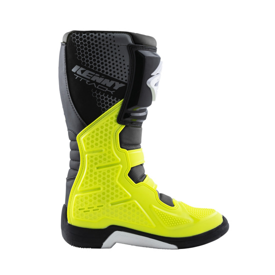 KENNY RACING BUTY CROSS/ENDURO MODEL TRACK WHITE/NEON YELLOW KOLOR BIAŁY/CZARNY/ŻÓŁTY FLUO ROZMIAR 44