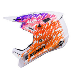 KENNY RACING KASK ROWEROWY MTB DECADE GRAPHIC LUNIS WHITE KOLOR BIAŁY ROZMIAR L (MIPS)