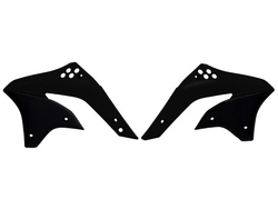 RACETECH (RTECH) OSŁONY CHŁODNICY KAWASAKI KXF 450 (06-08) KOLOR CZARNY (CVKXFNR0046) (KA03770001)