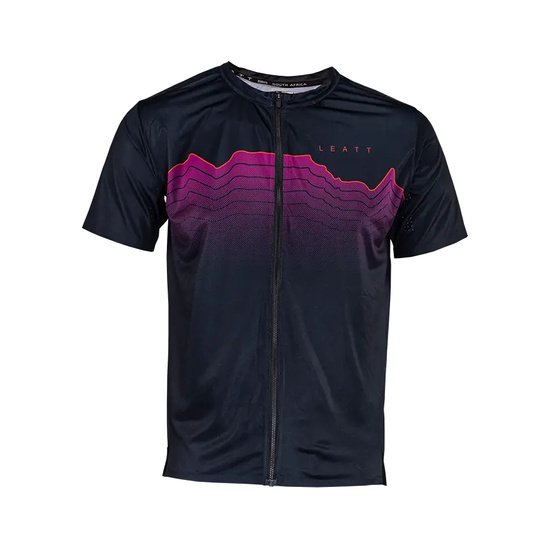 LEATT KOSZULKA ROWEROWA MTB TRAIL 3.0 JERSEY BLACK KOLOR CZARNY ROZMIAR XL