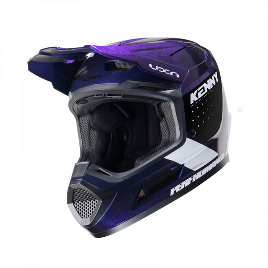 KENNY RACING KASK CROSS/ENDURO MODEL PERFORMANCE ERT GRAPHIC NIGHT DIAMOND PEARL KOLOR FIOLETOWY/CZARNY/BIAŁY ROZMIAR L ( 59 - 60 CM )