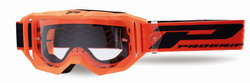 PROGRIP 2024/11 GOGLE PG3300-409 TR VISION KOLOR POMARAŃCZOWY FLUO (SZYBA PG3310 PRZEZROCZYSTA ANTISCRATCH, NO FOG, ANTI UV)