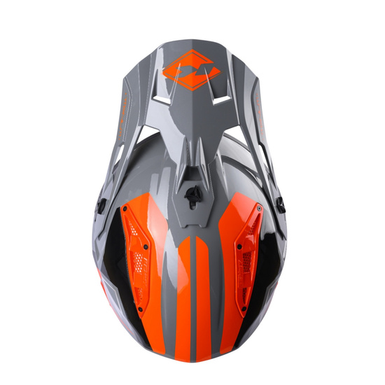 KENNY RACING WYPRZEDAŻ KASK CROSS/ENDURO MODEL TITANIUM MIPS GREY/ORANGE KOLOR SZARY/POMARAŃCZOWY/CZARNY ROZMIAR L ( 59 - 60 CM )