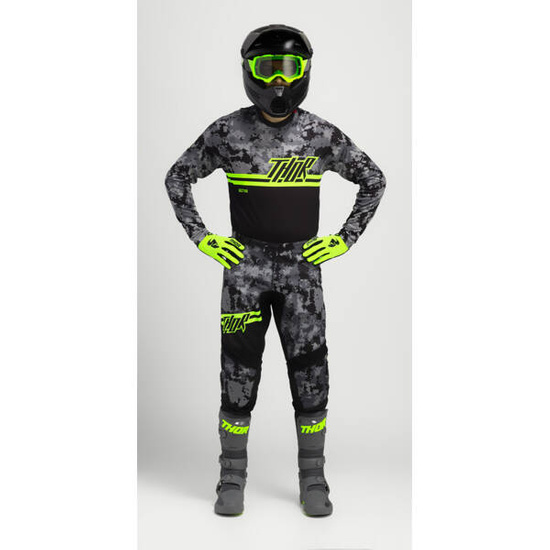 Spodnie Thor SECTOR Digi Camo czarne