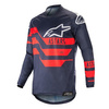 Bluza ALPINESTARS RACER FLAGSHIP dark navy/blue/red 2019