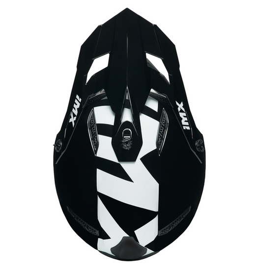 Kask iMX FMX-02 czarno czerwony