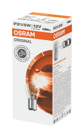 OSRAM ŻARÓWKA 12V P21/5W 21/5W 12V BAY15D - 1 SZTUKA