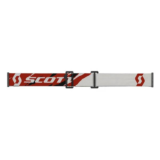 Gogle SCOTT PROSPECT Czerwono/Białe szybka złota lustrzana
