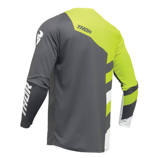 Komplet bluza i spodnie THOR SECTOR Checker fluo szary