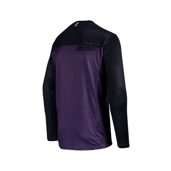 LEATT KOSZULKA ROWEROWA MTB ENDURO 4.0 JERSEY VELVET KOLOR FIOLETOWY/CZARNY ROZMIAR M