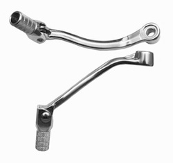 M.C. DŹWIGNIA ZMIANY BIEGÓW KTM SX 85 03-17 (ALUMINIOWA)(KUTA) KOLOR SREBRNY, KOŃCÓWKA STALOWA