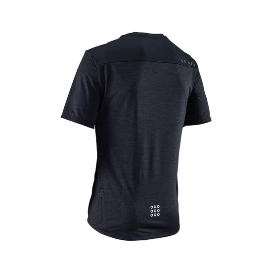 LEATT KOSZULKA ROWEROWA MTB TRAIL 1.0 JERSEY BLACK KOLOR CZARNY ROZMIAR XL