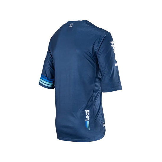 LEATT KOSZULKA ROWEROWA MTB ENDURO 3.0 JERSEY DENIM KOLOR GRANATOWY ROZMIAR XXL