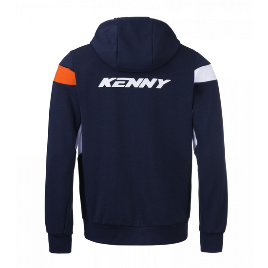 KENNY RACING BLUZA Z KAPTUREM MODEL RACING KOLOR NIEBIESKI/POMARAŃCZOWY/BIAŁY ROZMIAR XL