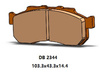 DELTA BRAKING KLOCKI HAMULCOWE KH712 PRZÓD HONDA SXS 500 PIONEER '15-'22, SXS 520 PIONEER '21-'22, SXS 700 PIONEER '16-'22