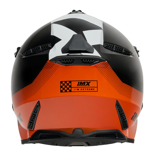 Kask iMX FMX-02 czarno biały