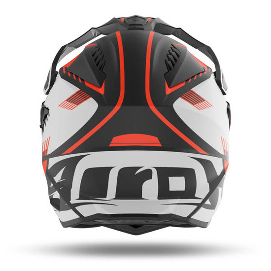 Kask AIROH Commander Boost pomarańczowo czarny matowy