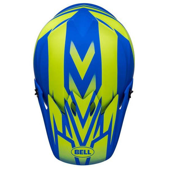 Kask BELL Mx-9 Mips Disrupt Mat niebiesko zielony