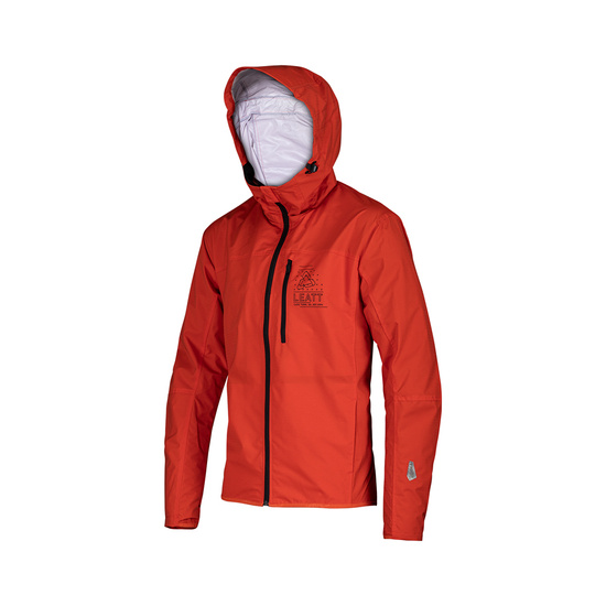 LEATT KURTKA ROWEROWA MTB HYDRADRI 2.0 JACKET GLOW KOLOR CZERWONY ROZMIAR L