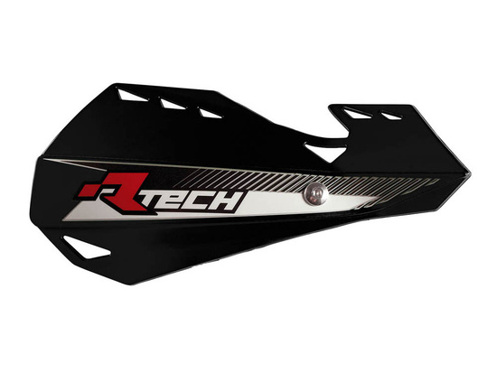 RACETECH (RTECH) OSŁONY RĄK (HANDBARY) DUAL EVO KOLOR CZARNY (Z MOCOWANIAMI DO KIEROWNICY)