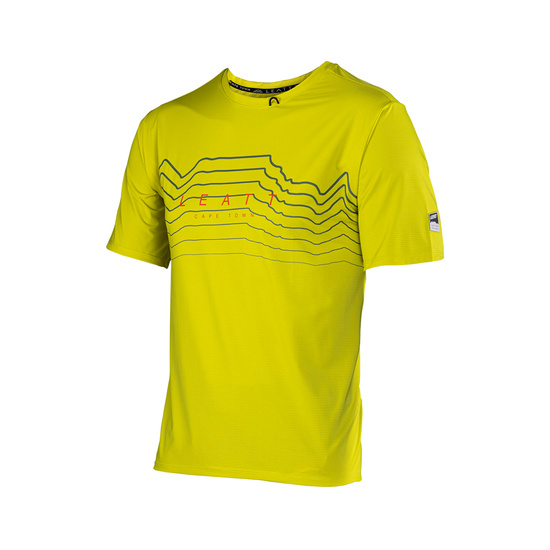 LEATT KOSZULKA ROWEROWA MTB TRAIL 1.0 X-FLOW JERSEY ACID KOLOR ŻÓŁTY FLUO ROZMIAR XL