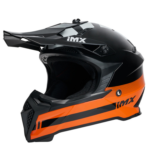 Kask iMX FMX-02 czarno biały