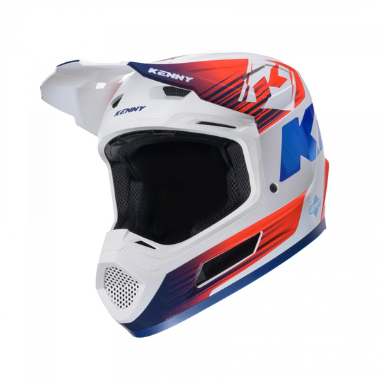 KENNY RACING KASK CROSS/ENDURO MODEL PERFORMANCE ERT GRAPHIC PATRIOT KOLOR BIAŁY/CZERWONY/NIEBIESKI ROZMIAR M ( 57 - 58 CM )